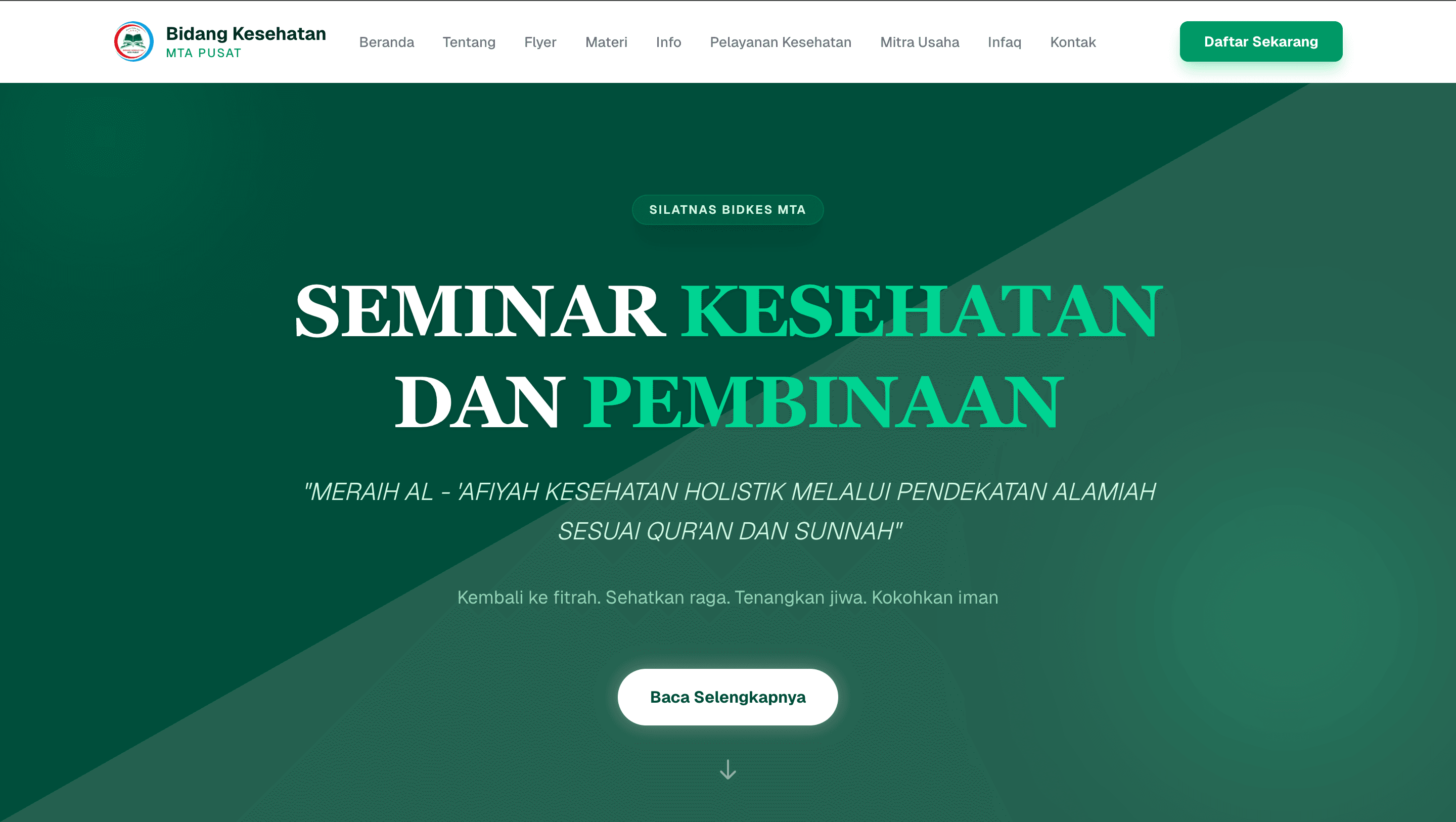 Silaturahim Nasional Bidang Kesehatan MTA